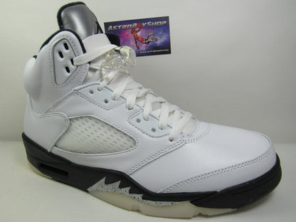 JORDAN 5 REVERSE METALLIC SILVER EN CAJA