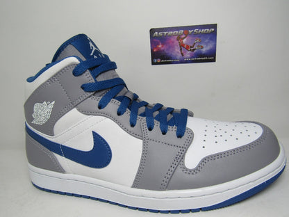 JORDAN 1 MID TRUE BLUE EN CAJA