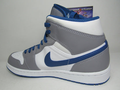 JORDAN 1 MID TRUE BLUE EN CAJA