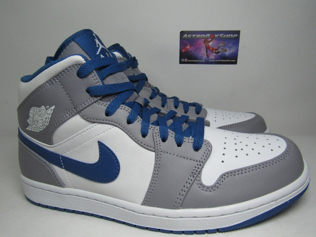 JORDAN 1 MID TRUE BLUE EN CAJA