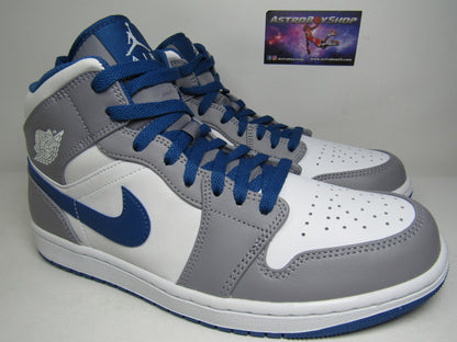 JORDAN 1 MID TRUE BLUE EN CAJA