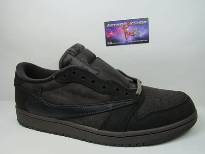 JORDAN 1 LOW TRAVIS SCOTT VELVET BROWN EN CAJA CON EXTRA LACES