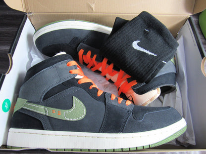 JORDAN 1 MID SE CRAFT HALLOWEN EN CAJA