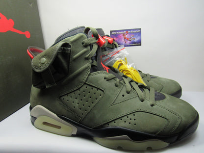 JORDAN 6 TRAVIS SCOTT OLIVE EN CAJA