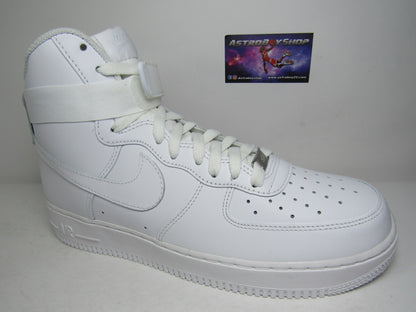 NIKE AIR FORCE 1 HIGH TRIPLE WHITE EN CAJA