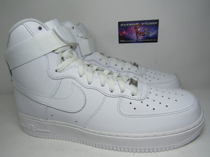 NIKE AIR FORCE 1 HIGH TRIPLE WHITE EN CAJA