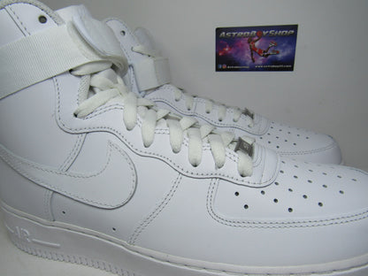 NIKE AIR FORCE 1 HIGH TRIPLE WHITE EN CAJA