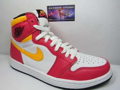 JORDAN 1 HIGH FUSION RED EN CAJA CON 3 ENTRA LACES
