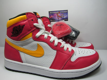 JORDAN 1 HIGH FUSION RED EN CAJA CON 3 ENTRA LACES
