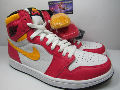 JORDAN 1 HIGH FUSION RED EN CAJA CON 3 ENTRA LACES