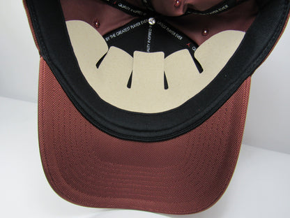 GORRA CURVA JORDAN RISE LOGO DE METAL BROWN (M/L)