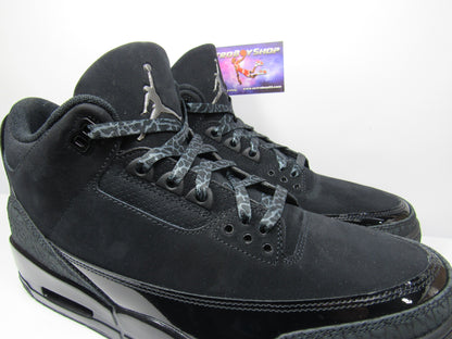 JORDAN 3 BLACK CAT EN CAJA