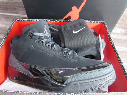 JORDAN 3 BLACK CAT EN CAJA
