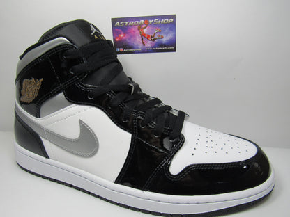 JORDAN 1 MID SE SILVER PATENT EN CAJA