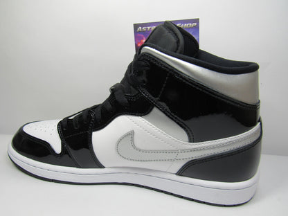 JORDAN 1 MID SE SILVER PATENT EN CAJA