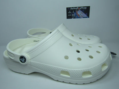 SANDALIAS CROCS CLASSICS WHITE EN SU BOLSA