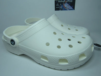 SANDALIAS CROCS CLASSICS WHITE EN SU BOLSA