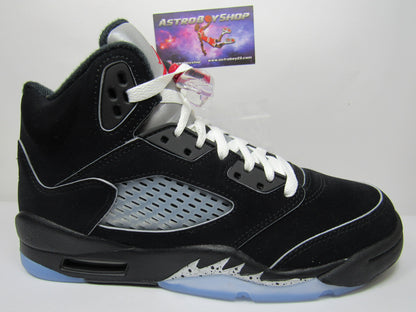 JORDAN 5 KIDS BLACK METALLIC EN CAJA