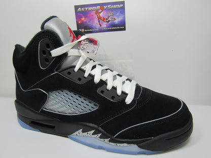 JORDAN 5 KIDS BLACK METALLIC EN CAJA