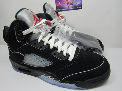 JORDAN 5 KIDS BLACK METALLIC EN CAJA