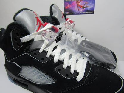JORDAN 5 KIDS BLACK METALLIC EN CAJA