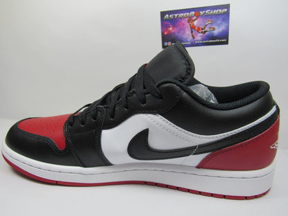 JORDAN 1 LOW BRED TOE 2.0 EN CAJA