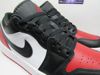 JORDAN 1 LOW BRED TOE 2.0 EN CAJA