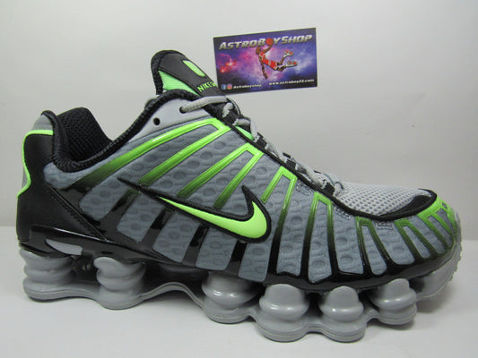 NIKE SHOX TL GREY GREEN EN CAJA