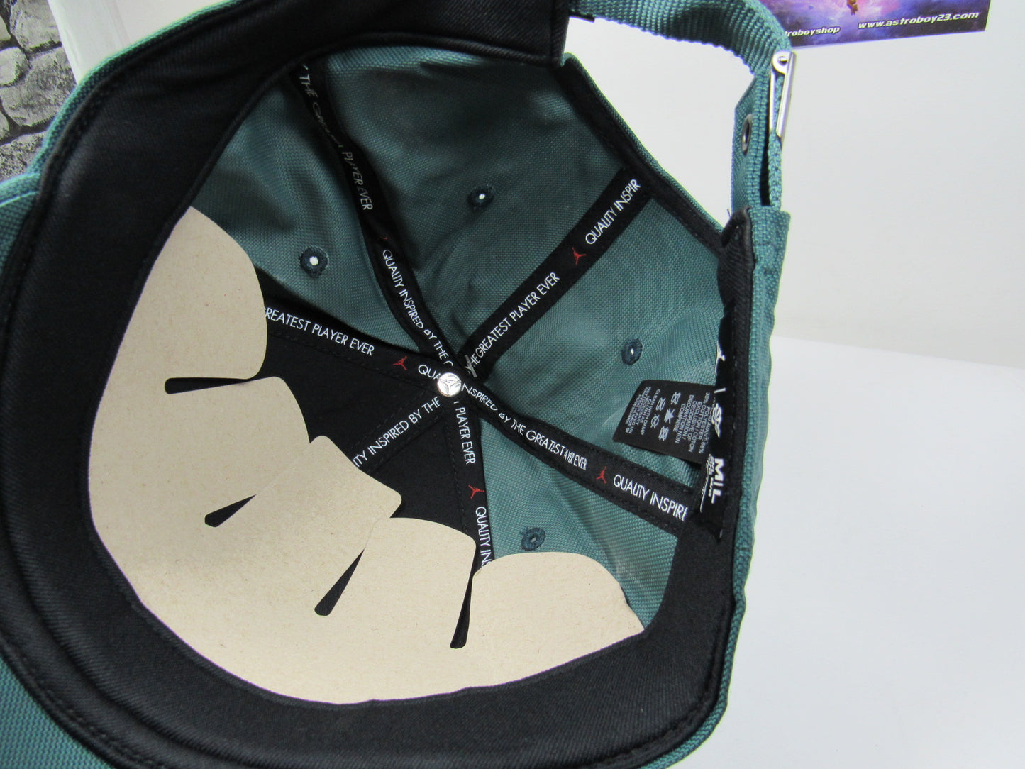 GORRA JORDAN CURVA METAL LOGO OXIDIZED GREEN (M/L)