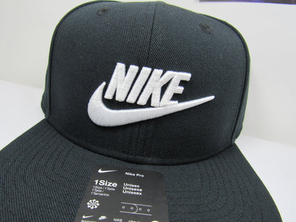 GORRA NIKE PRO FUTURA BLACK PLANA UNITALLA ADULTO