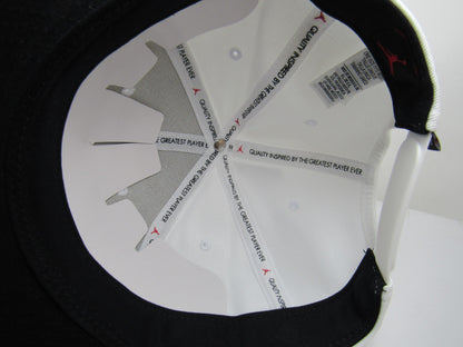 GORRA JORDAN PLANA PRO WHITE BORDADO GRUESO UNITALLA