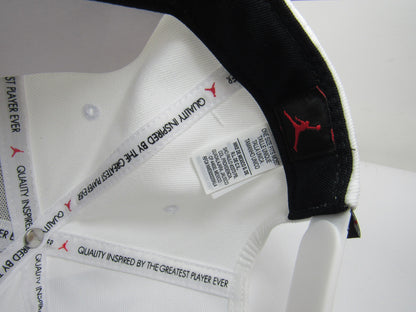 GORRA JORDAN PLANA PRO WHITE BORDADO GRUESO UNITALLA