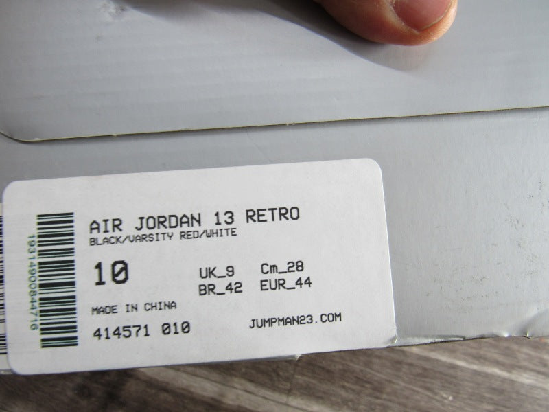 JORDAN 13 BRED 2013 EN CAJA DE REPUESTO