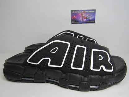 SANDALIAS PIPPEN AIR MORE UPTEMPO SLIDES BLACK EN CAJA