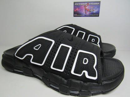 SANDALIAS PIPPEN AIR MORE UPTEMPO SLIDES BLACK EN CAJA