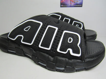 SANDALIAS PIPPEN AIR MORE UPTEMPO SLIDES BLACK EN CAJA