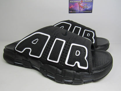 SANDALIAS PIPPEN AIR MORE UPTEMPO SLIDES BLACK EN CAJA