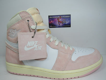 JORDAN 1 HIG (W) WASHED PINK EN CAJA CON EXTRA LACES