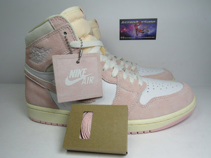 JORDAN 1 HIG (W) WASHED PINK EN CAJA CON EXTRA LACES