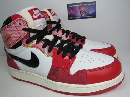 JORDAN 1 HIGH "SPIDER VERSE" KIDS EN CAJA