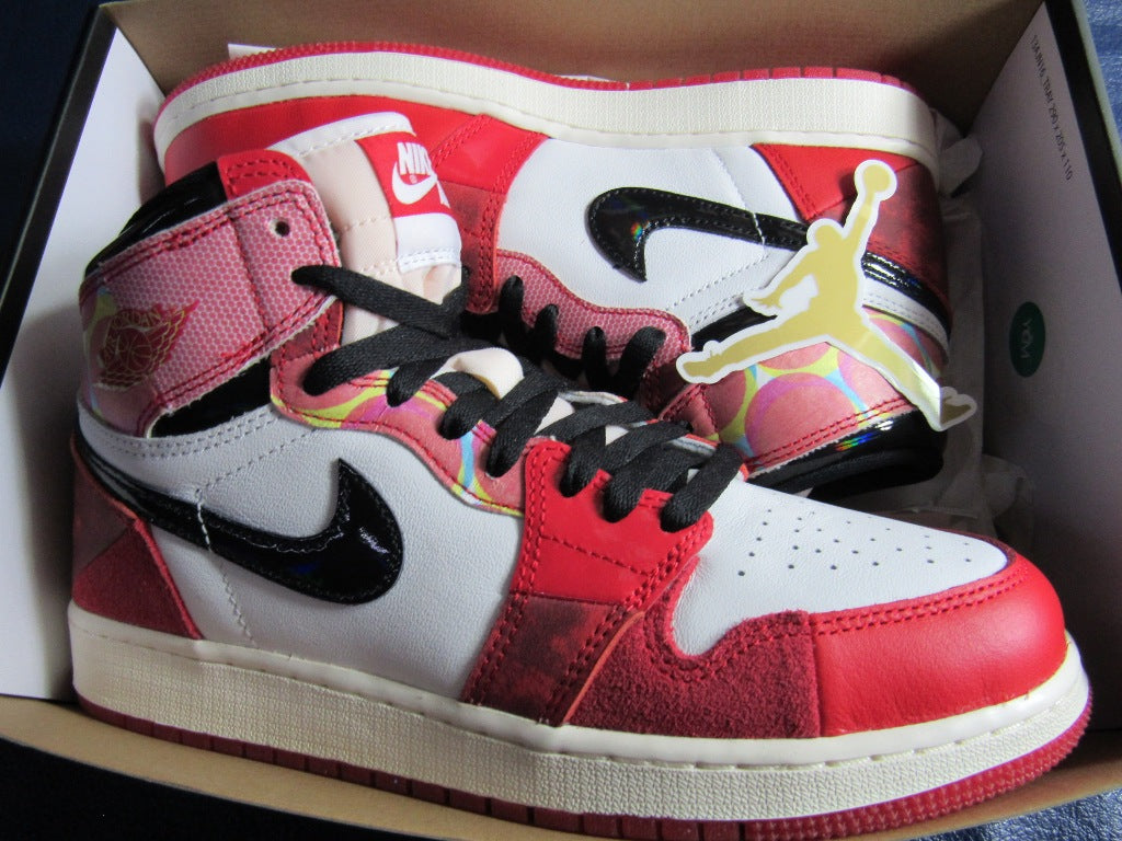 JORDAN 1 HIGH SPIDER VERSE KIDS EN CAJA (25 CM)
