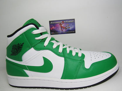 JORDAN 1 MID LUCKY GREEN EN CAJA
