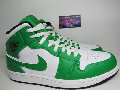 JORDAN 1 MID LUCKY GREEN EN CAJA