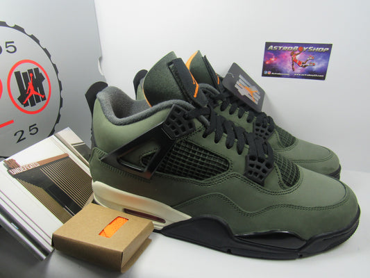 JORDAN 4 UNDEFEATED 2025 CON EXTRA LACES EN CAJA