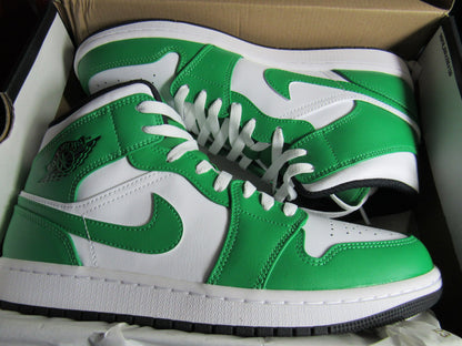 JORDAN 1 MID LUCKY GREEN EN CAJA