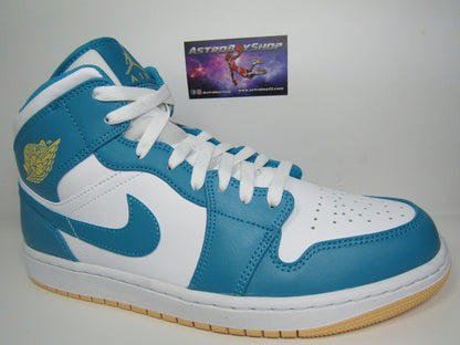 JORDAN 1 MID "AQUATONE" EN CAJA