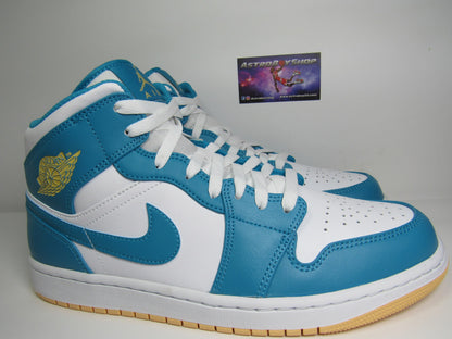 JORDAN 1 MID "AQUATONE" EN CAJA