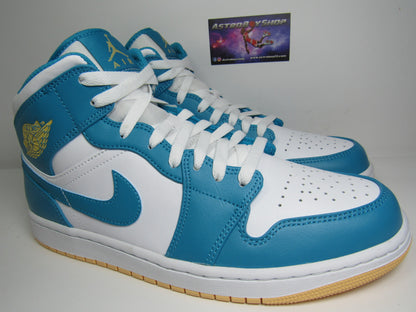 JORDAN 1 MID "AQUATONE" EN CAJA