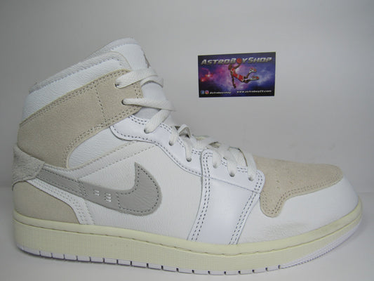 JORDAN 1 MID CRAFT TECH GREY EN CAJA