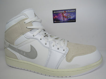 JORDAN 1 MID CRAFT TECH GREY EN CAJA